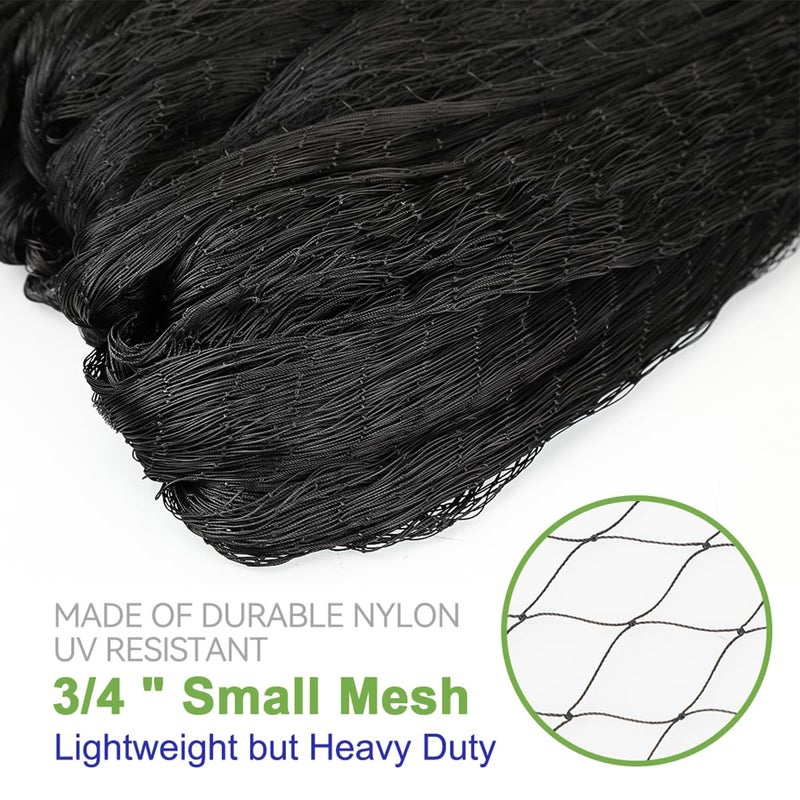 OGORI 25' x 50' Bird Netting Heavy Duty Nylon 3/4" Mesh Garden Netting Protect Fruit Trees, Plants and Vegetables - Image 5